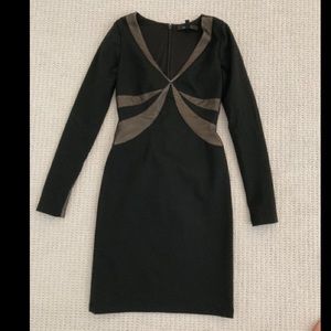 BCBG long sleeve mini dress